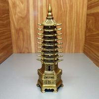 Tháp văn xương 9 tầng đồ đồng phong thủy size nhỏ - ĐĐPT326