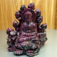 Tượng ngài Thích Ca đá ruby thiên nhiên - ĐRB1217