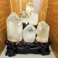 Bộ 6 trụ tinh thể thạch anh trắng nguyên bản - TAT921