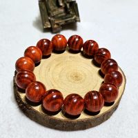 Vòng tay phong thủy gỗ huyết rồng ( huyết long ) rừng thiên nhiên vân đẹp size 14ly - GHL1043
