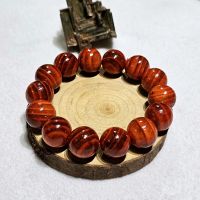 Vòng tay phong thủy gỗ huyết rồng ( huyết long ) rừng thiên nhiên vân đẹp size 16ly - GHL1043