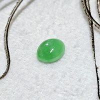 Viên ngọc phỉ thúy xanh thiên nhiên lên trang sức - NPT626