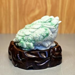 Cóc 3 Chân ( Thiềm Thừ ) Ngọc Cẩm Thạch A (Phỉ Thúy) Thiên Nhiên - TTCT551