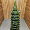 thap-van-xuong-da-serpentine-mau-xanh-la-9-tang-cao-28cm-hop-menh-moc-hoa-tvx1253 - ảnh nhỏ 2