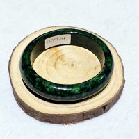 Vòng Tay Dạng Bản Liền Nguyên Khối Đá Cẩm Thạch A Sơn Thủy Thiên Nhiên Ni51,5 - 268VTD0135