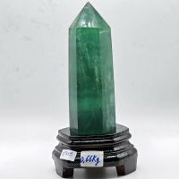 Trụ đá Flourite xanh lá thiên nhiên bao kiểm định hợp mệnh mộc hỏa - TĐTA146