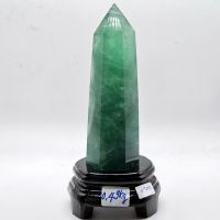 Trụ đá Flourite xanh lá thiên nhiên bao kiểm định hợp mệnh mộc hỏa - TĐTA152