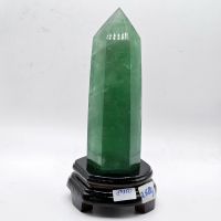 Trụ đá Flourite xanh lá thiên nhiên bao kiểm định hợp mệnh mộc hỏa - TĐTA154