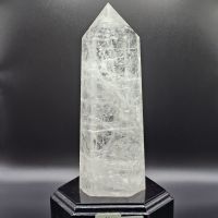 Trụ đá Thạch Anh Trắng thiên nhiên bao kiểm định hợp mệnh Kim, Thủy - TĐTA1216