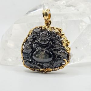 Tượng ngài Di Lạc đá Sapphire sao thiên nhiên (VIP) - TDL1128