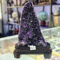Tinh thể đá thạch anh tím thiên nhiên loại A - HTA1046