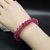 Vòng Tay Phong Thủy Đá Ruby đỏ Thiên Nhiên Size Hạt 10ly (VIP) - VRB1250