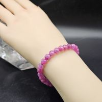 Vòng Tay Phong Thủy Đá Ruby  Thiên Nhiên Size Hạt 7ly - VRB1234