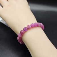 Vòng Tay Phong Thủy Đá Ruby Thiên Nhiên Size Hạt 8ly - VRB1237
