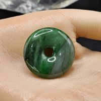 Đồng điếu ( Khấu bình an ) ngọc cẩm thạch A thiên nhiên bao kiểm định - DD1136