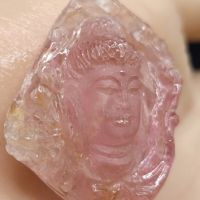Diện ngài thích ca đá quý tourmaline thiên nhiên - TML100