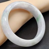 Vòng tay bản liền Ngọc Cẩm Thạch Type A thiên nhiên Ni55.5 - 9NHD18