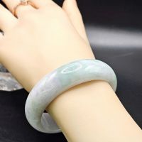 Vòng tay bản liền Ngọc Cẩm Thạch Type A thiên nhiên Ni56.5 - 9NHD24