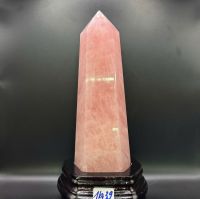 Trụ đá Thạch Anh Hồng thiên nhiên loại A hợp mệnh Hỏa, Thổ - TĐTA1235