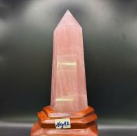 Trụ đá Thạch Anh Hồng thiên nhiên loại A hợp mệnh Hỏa, Thổ - TĐTA1241