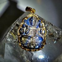 Tượng A Di Đà đá quý Sapphire sao hoa thị thiên nhiên (VIP) - TPT135
