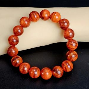 Vòng tay phong thủy gỗ huyết rồng ( huyết long ) rừng thiên nhiên vân đẹp size 12ly - GHL118