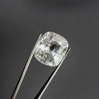 Mặt đá quý Topaz trắng tự nhiên hình vuông trọng lượng 72ct - TP1232