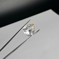 Mặt đá quý Topaz trắng tự nhiên hình giọt nước trọng lượng 21ct - TP1217
