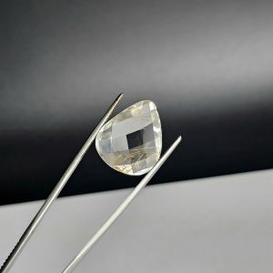 Mặt đá quý Topaz trắng tự nhiên hình giọt nước trọng lượng 26ct - TP1222