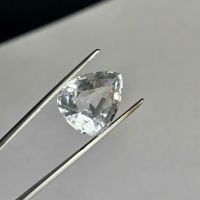 Mặt đá quý Topaz trắng tự nhiên hình giọt nước trọng lượng 19ct - TP1233