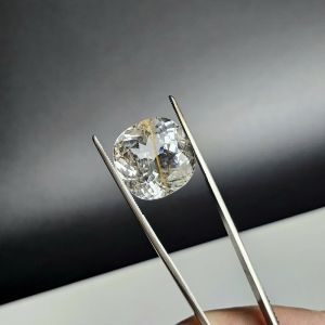 Mặt đá quý Topaz trắng tự nhiên hình vuông trọng lượng 29ct - TP1248