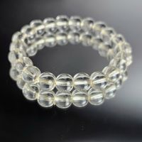 Vòng tay đá thạch anh trắng thiên nhiên Size 8ly - Hợp mệnh Kim Thủy - VTTA245