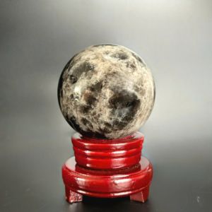 Quả Cầu Phong Thủy Thạch Anh Đen Thiên Nhiên Size ĐK: 10cm - Hợp Mệnh Thủy Mộc - QCTAĐ1107