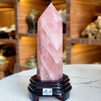 Trụ đá Thạch Anh Hồng thiên nhiên loại A hợp mệnh Hỏa, Thổ - TĐTA923
