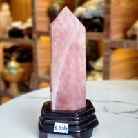 Trụ đá Thạch Anh Hồng thiên nhiên loại A hợp mệnh Hỏa, Thổ - TĐTA926