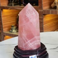 Trụ đá Thạch Anh Hồng thiên nhiên loại A hợp mệnh Hỏa, Thổ - TĐTA930