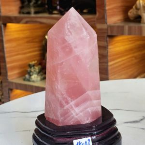Trụ đá Thạch Anh Hồng thiên nhiên loại A hợp mệnh Hỏa, Thổ - TĐTA930