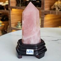 Trụ đá Thạch Anh Hồng thiên nhiên loại A hợp mệnh Hỏa, Thổ - TĐTA932