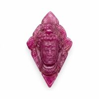 Diện ngài thích ca đá quý Ruby thiên nhiên - TTCRB242