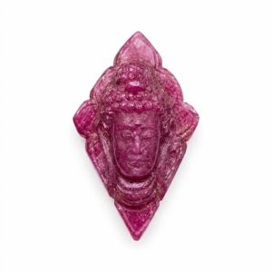 Diện ngài thích ca đá quý Ruby thiên nhiên - TTCRB242