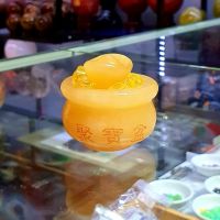 Bát Tụ Bảo Đá Ngọc Hoàng Long Thiên Nhiên Size Mini  - DTBCT0003