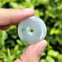 Đồng Điếu Khấu Bình An Ngọc Cẩm Thạch A Hoa Bay Thiên Nhiên - DD1032