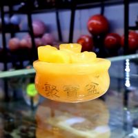Bát Tụ Bảo Đá Ngọc Hoàng Long Thiên Nhiên Size Nhỏ - BTBCT0004