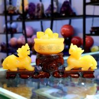 Bộ Tỳ Hưu Bát Tụ Bảo Đá Ngọc Hoàng Long Thiên Nhiên - BTBCT005