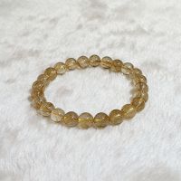 Vòng Tay Đá Thạch Anh Tóc Vàng 8li - VTCT0023