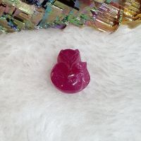 Hồ Ly Chín Đuôi Đá Ruby Thiên Nhiên Size Nhỏ - HLCT0009
