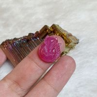 Hồ Ly Chín Đuôi Đá Ruby Thiên Nhiên Size Lớn - HLCT0015