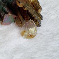 Hồ Ly Chúa Chín Đuôi Đá Thạch Anh Tóc Vàng Thiên Nhiên - HLCT0035