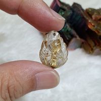 Hồ Ly Chúa Chín Đuôi Đá Thạch Anh Tóc Vàng Thiên Nhiên - HLCT0036