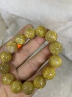Vòng Tay Đá Thạch Anh Tóc Vàng 14li ( Đã Kiểm Định ) - VTCT0027